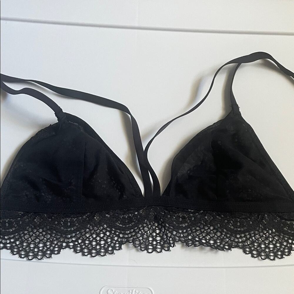 Black Lace Bralette Victoria’s secret small - Picture 2 of 5